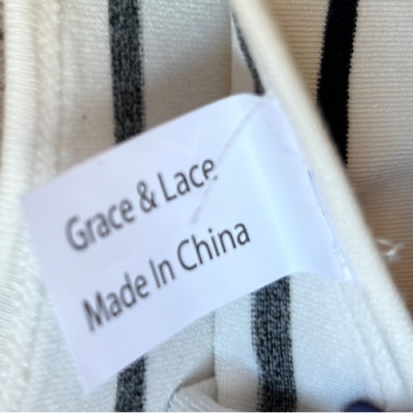 NEW- GRACE & LACE SHORT SLEEVE TANK TOP / ONE SIZE - Picture 5 of 9